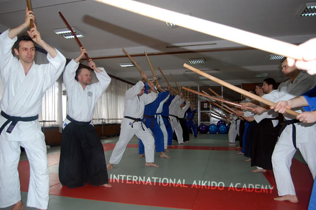 aikido trening sa macem (boken)